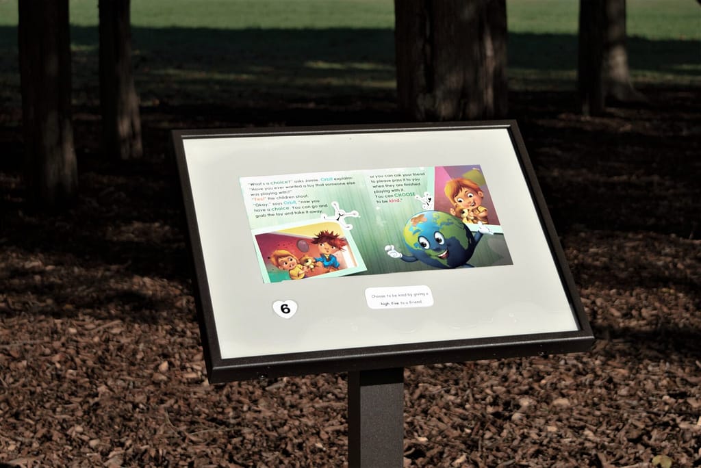 StoryWalk® at Mount Hope Farm Rogers Free Library