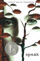 Speak by Laurie Halse Anderson book cover. Click here to borrow this title on our catalog.