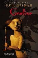 Coraline by Neil Gaiman bookjacket. Click here to be redirected to this book on our online catalog.